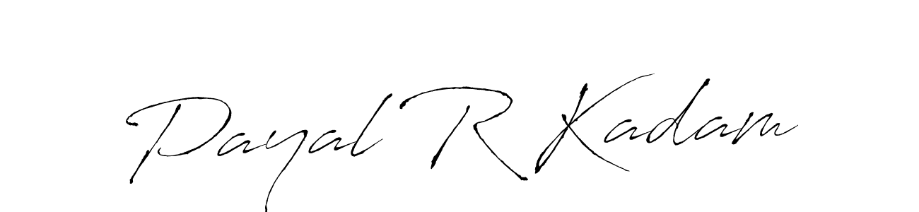 You can use this online signature creator to create a handwritten signature for the name Payal R Kadam. This is the best online autograph maker. Payal R Kadam signature style 6 images and pictures png