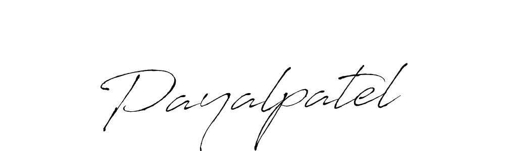 Make a beautiful signature design for name Payalpatel. With this signature (Antro_Vectra) style, you can create a handwritten signature for free. Payalpatel signature style 6 images and pictures png