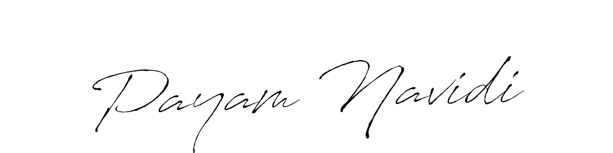 How to make Payam Navidi name signature. Use Antro_Vectra style for creating short signs online. This is the latest handwritten sign. Payam Navidi signature style 6 images and pictures png