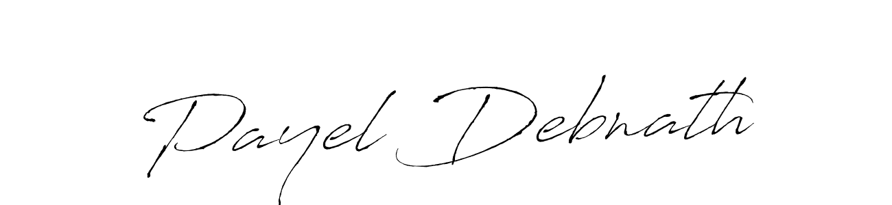 Create a beautiful signature design for name Payel Debnath. With this signature (Antro_Vectra) fonts, you can make a handwritten signature for free. Payel Debnath signature style 6 images and pictures png