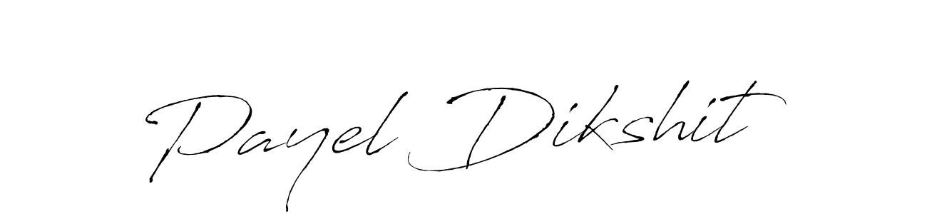 Create a beautiful signature design for name Payel Dikshit. With this signature (Antro_Vectra) fonts, you can make a handwritten signature for free. Payel Dikshit signature style 6 images and pictures png