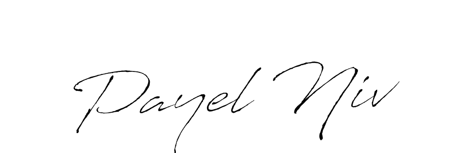 Create a beautiful signature design for name Payel Niv. With this signature (Antro_Vectra) fonts, you can make a handwritten signature for free. Payel Niv signature style 6 images and pictures png