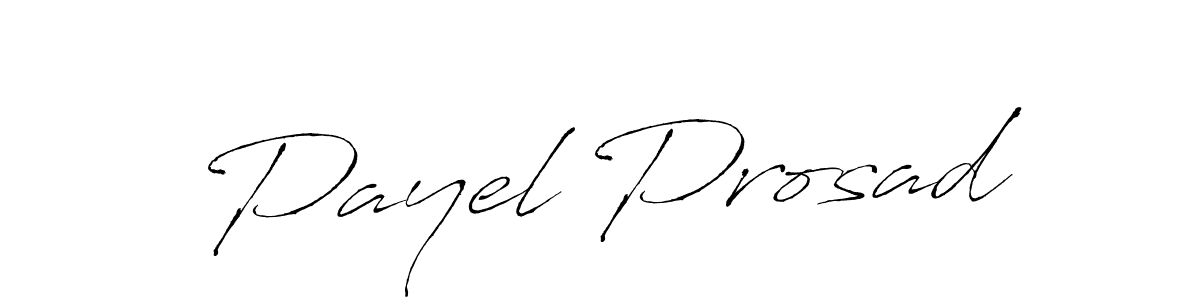 How to make Payel Prosad name signature. Use Antro_Vectra style for creating short signs online. This is the latest handwritten sign. Payel Prosad signature style 6 images and pictures png