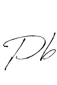 Design your own signature with our free online signature maker. With this signature software, you can create a handwritten (Antro_Vectra) signature for name Pb. Pb signature style 6 images and pictures png