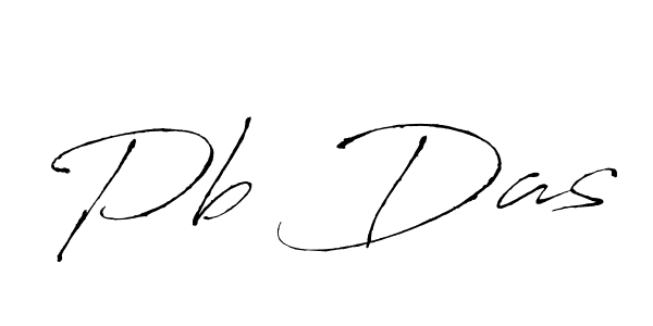 Design your own signature with our free online signature maker. With this signature software, you can create a handwritten (Antro_Vectra) signature for name Pb Das. Pb Das signature style 6 images and pictures png