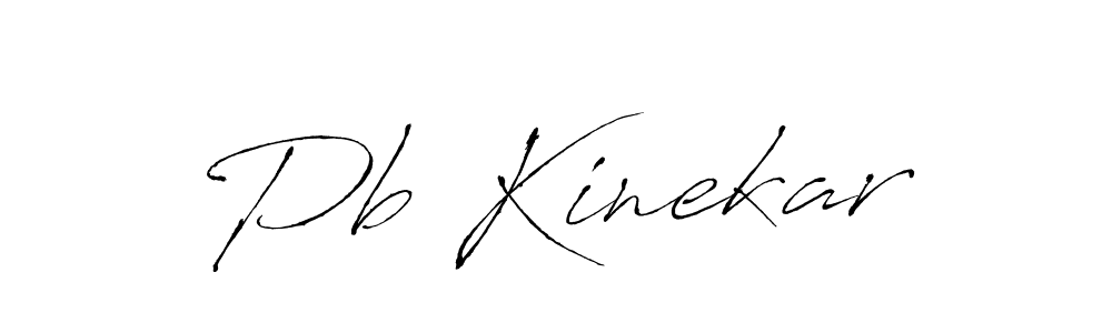 Make a beautiful signature design for name Pb Kinekar. With this signature (Antro_Vectra) style, you can create a handwritten signature for free. Pb Kinekar signature style 6 images and pictures png