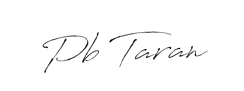 Use a signature maker to create a handwritten signature online. With this signature software, you can design (Antro_Vectra) your own signature for name Pb Taran. Pb Taran signature style 6 images and pictures png