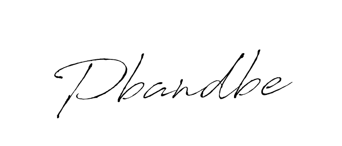 How to make Pbandbe name signature. Use Antro_Vectra style for creating short signs online. This is the latest handwritten sign. Pbandbe signature style 6 images and pictures png