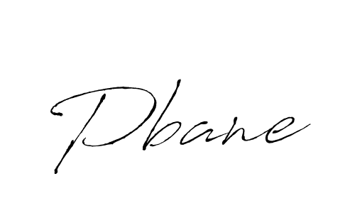 How to make Pbane signature? Antro_Vectra is a professional autograph style. Create handwritten signature for Pbane name. Pbane signature style 6 images and pictures png