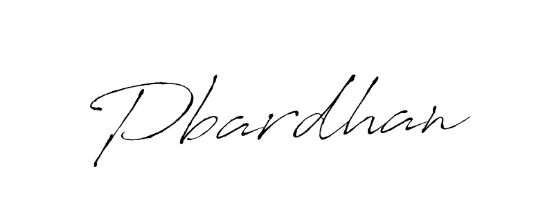 How to make Pbardhan signature? Antro_Vectra is a professional autograph style. Create handwritten signature for Pbardhan name. Pbardhan signature style 6 images and pictures png