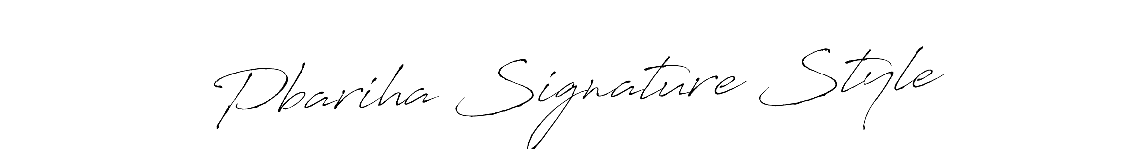 Make a beautiful signature design for name Pbariha Signature Style. With this signature (Antro_Vectra) style, you can create a handwritten signature for free. Pbariha Signature Style signature style 6 images and pictures png