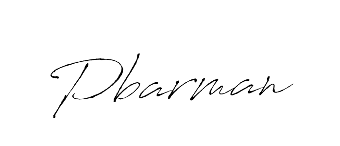 Also we have Pbarman name is the best signature style. Create professional handwritten signature collection using Antro_Vectra autograph style. Pbarman signature style 6 images and pictures png