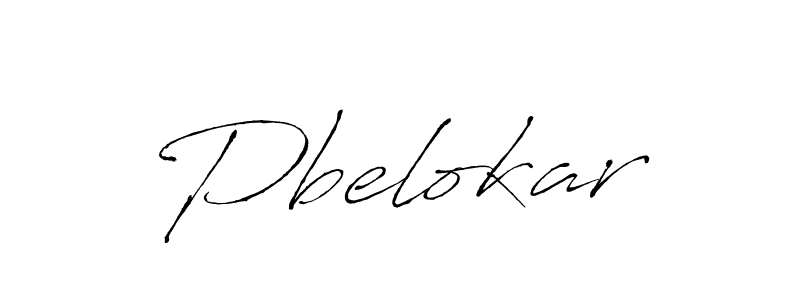 How to make Pbelokar name signature. Use Antro_Vectra style for creating short signs online. This is the latest handwritten sign. Pbelokar signature style 6 images and pictures png