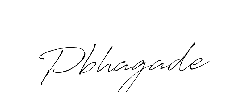 Design your own signature with our free online signature maker. With this signature software, you can create a handwritten (Antro_Vectra) signature for name Pbhagade. Pbhagade signature style 6 images and pictures png