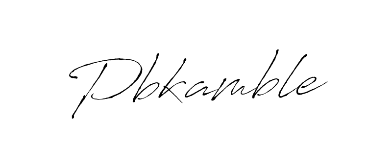 Pbkamble stylish signature style. Best Handwritten Sign (Antro_Vectra) for my name. Handwritten Signature Collection Ideas for my name Pbkamble. Pbkamble signature style 6 images and pictures png