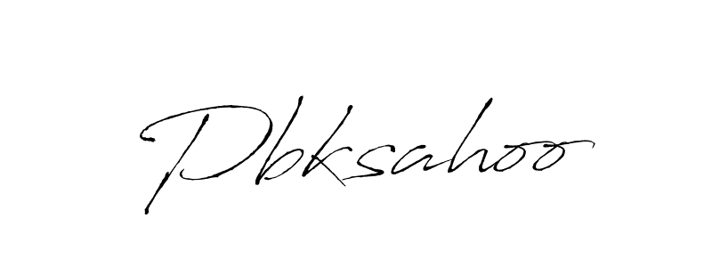 How to make Pbksahoo name signature. Use Antro_Vectra style for creating short signs online. This is the latest handwritten sign. Pbksahoo signature style 6 images and pictures png
