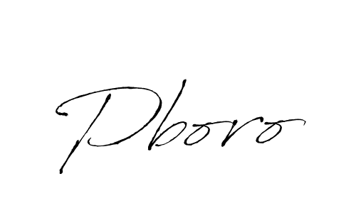 The best way (Antro_Vectra) to make a short signature is to pick only two or three words in your name. The name Pboro include a total of six letters. For converting this name. Pboro signature style 6 images and pictures png