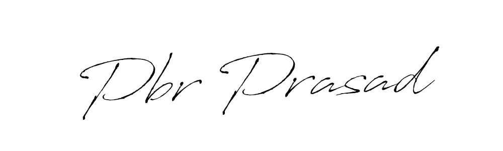 Design your own signature with our free online signature maker. With this signature software, you can create a handwritten (Antro_Vectra) signature for name Pbr Prasad. Pbr Prasad signature style 6 images and pictures png