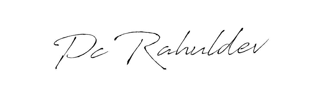 Pc Rahuldev stylish signature style. Best Handwritten Sign (Antro_Vectra) for my name. Handwritten Signature Collection Ideas for my name Pc Rahuldev. Pc Rahuldev signature style 6 images and pictures png