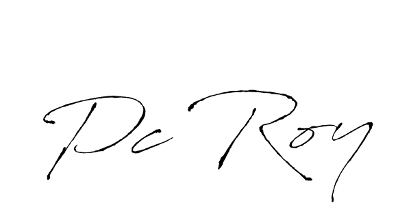 How to make Pc Roy name signature. Use Antro_Vectra style for creating short signs online. This is the latest handwritten sign. Pc Roy signature style 6 images and pictures png