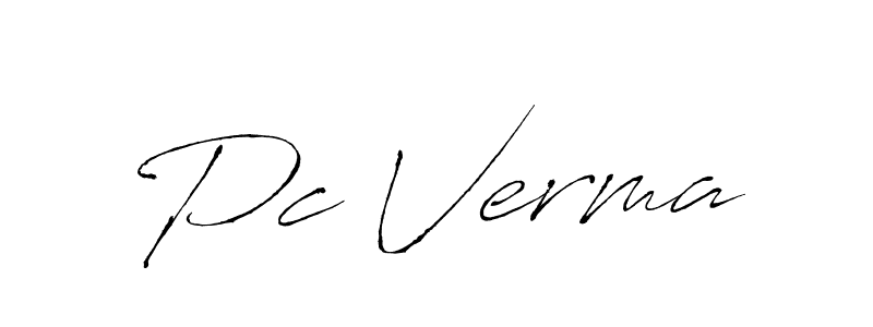 Make a beautiful signature design for name Pc Verma. Use this online signature maker to create a handwritten signature for free. Pc Verma signature style 6 images and pictures png