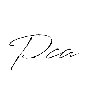 Make a beautiful signature design for name Pca. With this signature (Antro_Vectra) style, you can create a handwritten signature for free. Pca signature style 6 images and pictures png