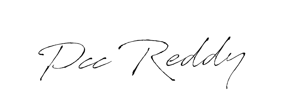 Design your own signature with our free online signature maker. With this signature software, you can create a handwritten (Antro_Vectra) signature for name Pcc Reddy. Pcc Reddy signature style 6 images and pictures png