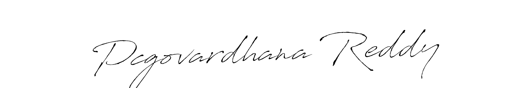 You should practise on your own different ways (Antro_Vectra) to write your name (Pcgovardhana Reddy) in signature. don't let someone else do it for you. Pcgovardhana Reddy signature style 6 images and pictures png