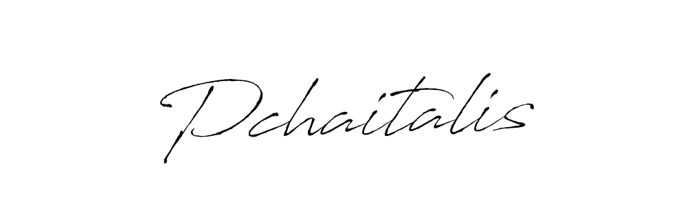 Make a beautiful signature design for name Pchaitalis. With this signature (Antro_Vectra) style, you can create a handwritten signature for free. Pchaitalis signature style 6 images and pictures png