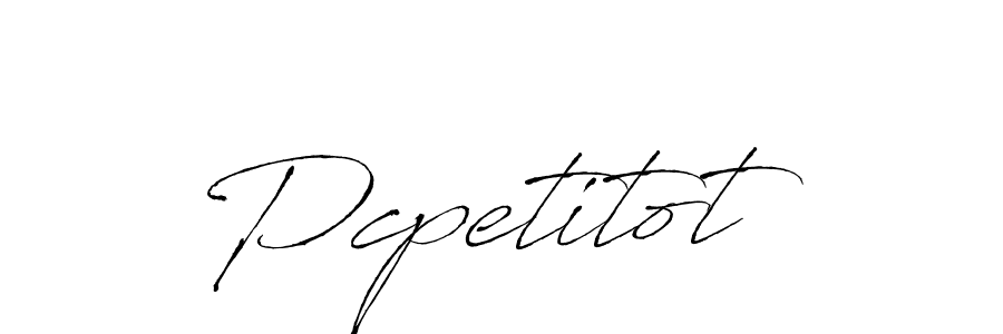 How to make Pcpetitot signature? Antro_Vectra is a professional autograph style. Create handwritten signature for Pcpetitot name. Pcpetitot signature style 6 images and pictures png