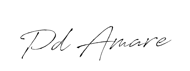 Also we have Pd Amare name is the best signature style. Create professional handwritten signature collection using Antro_Vectra autograph style. Pd Amare signature style 6 images and pictures png