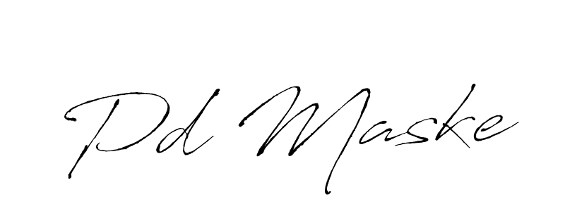 Similarly Antro_Vectra is the best handwritten signature design. Signature creator online .You can use it as an online autograph creator for name Pd Maske. Pd Maske signature style 6 images and pictures png