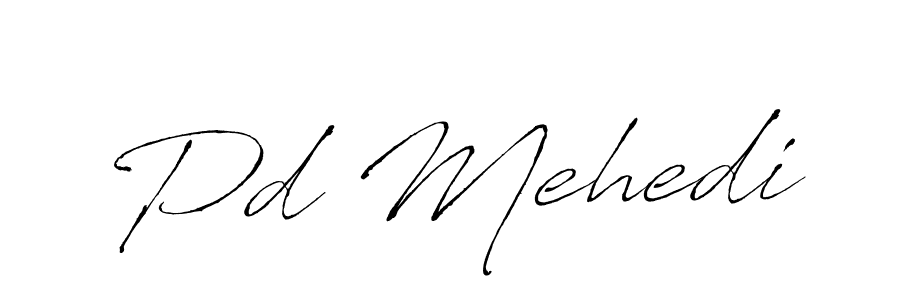 Antro_Vectra is a professional signature style that is perfect for those who want to add a touch of class to their signature. It is also a great choice for those who want to make their signature more unique. Get Pd Mehedi name to fancy signature for free. Pd Mehedi signature style 6 images and pictures png