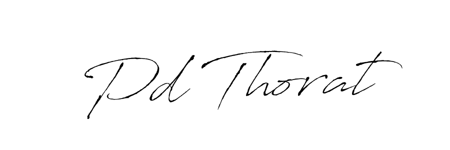 How to make Pd Thorat signature? Antro_Vectra is a professional autograph style. Create handwritten signature for Pd Thorat name. Pd Thorat signature style 6 images and pictures png
