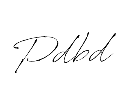 How to make Pdbd signature? Antro_Vectra is a professional autograph style. Create handwritten signature for Pdbd name. Pdbd signature style 6 images and pictures png