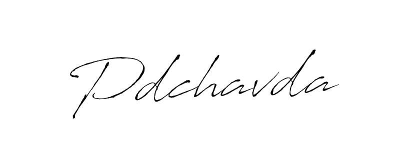 Design your own signature with our free online signature maker. With this signature software, you can create a handwritten (Antro_Vectra) signature for name Pdchavda. Pdchavda signature style 6 images and pictures png