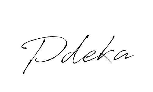 Make a beautiful signature design for name Pdeka. Use this online signature maker to create a handwritten signature for free. Pdeka signature style 6 images and pictures png