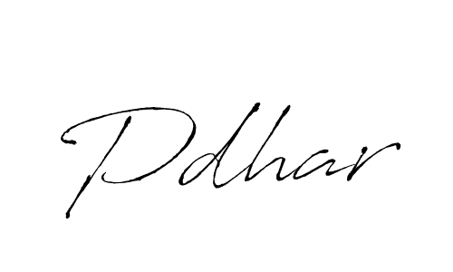 How to Draw Pdhar signature style? Antro_Vectra is a latest design signature styles for name Pdhar. Pdhar signature style 6 images and pictures png
