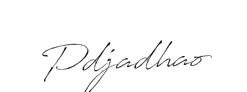 How to Draw Pdjadhao signature style? Antro_Vectra is a latest design signature styles for name Pdjadhao. Pdjadhao signature style 6 images and pictures png