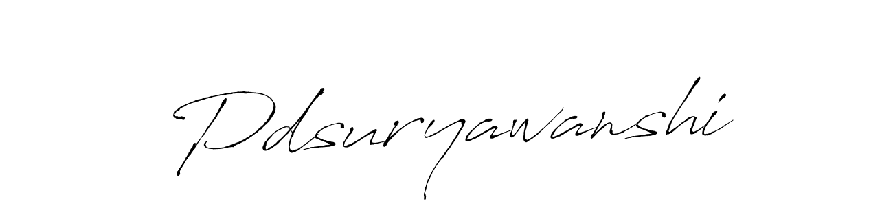 How to make Pdsuryawanshi signature? Antro_Vectra is a professional autograph style. Create handwritten signature for Pdsuryawanshi name. Pdsuryawanshi signature style 6 images and pictures png