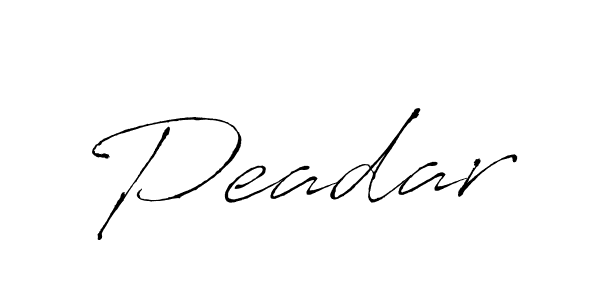 Make a beautiful signature design for name Peadar. Use this online signature maker to create a handwritten signature for free. Peadar signature style 6 images and pictures png