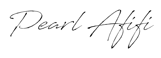 Pearl Afifi stylish signature style. Best Handwritten Sign (Antro_Vectra) for my name. Handwritten Signature Collection Ideas for my name Pearl Afifi. Pearl Afifi signature style 6 images and pictures png