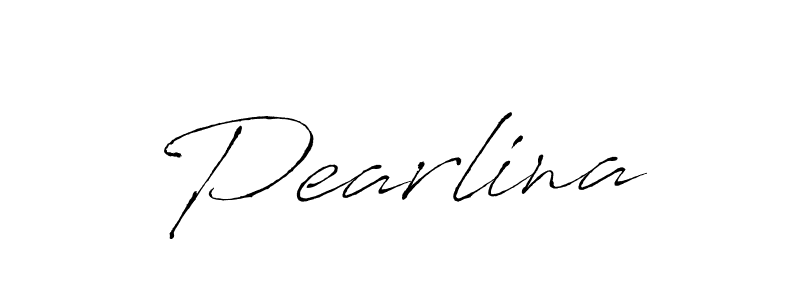 Design your own signature with our free online signature maker. With this signature software, you can create a handwritten (Antro_Vectra) signature for name Pearlina. Pearlina signature style 6 images and pictures png