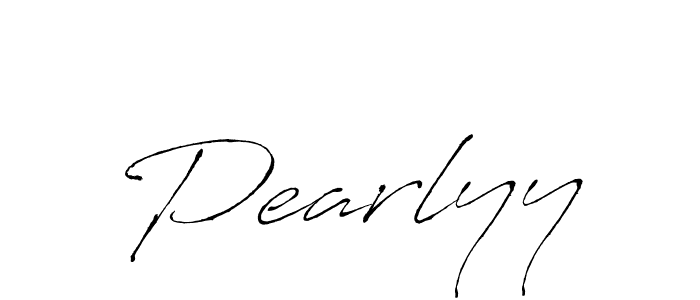 Design your own signature with our free online signature maker. With this signature software, you can create a handwritten (Antro_Vectra) signature for name Pearlyy. Pearlyy signature style 6 images and pictures png