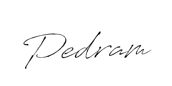 Pedram stylish signature style. Best Handwritten Sign (Antro_Vectra) for my name. Handwritten Signature Collection Ideas for my name Pedram. Pedram signature style 6 images and pictures png