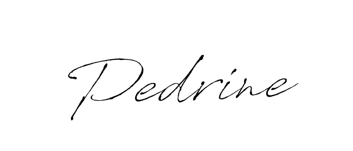 The best way (Antro_Vectra) to make a short signature is to pick only two or three words in your name. The name Pedrine include a total of six letters. For converting this name. Pedrine signature style 6 images and pictures png