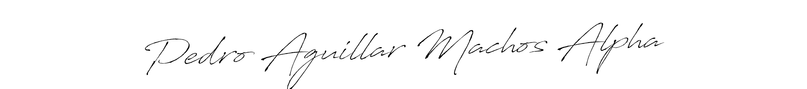 Also You can easily find your signature by using the search form. We will create Pedro Aguillar Machos Alpha name handwritten signature images for you free of cost using Antro_Vectra sign style. Pedro Aguillar Machos Alpha signature style 6 images and pictures png