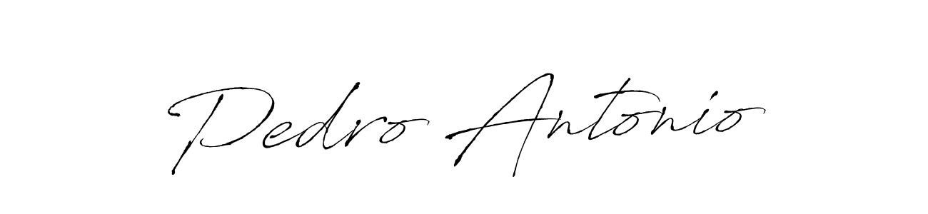 Make a beautiful signature design for name Pedro Antonio. With this signature (Antro_Vectra) style, you can create a handwritten signature for free. Pedro Antonio signature style 6 images and pictures png