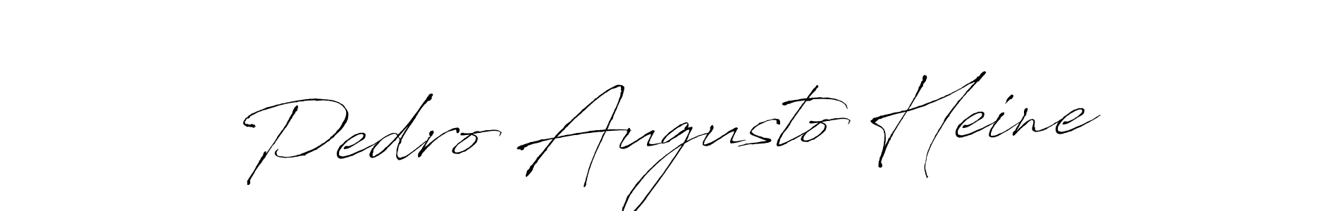 Make a beautiful signature design for name Pedro Augusto Heine. With this signature (Antro_Vectra) style, you can create a handwritten signature for free. Pedro Augusto Heine signature style 6 images and pictures png