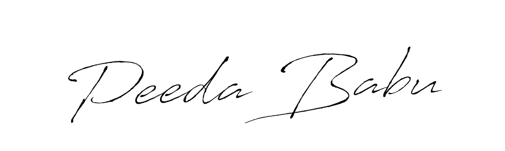 Make a beautiful signature design for name Peeda Babu. With this signature (Antro_Vectra) style, you can create a handwritten signature for free. Peeda Babu signature style 6 images and pictures png